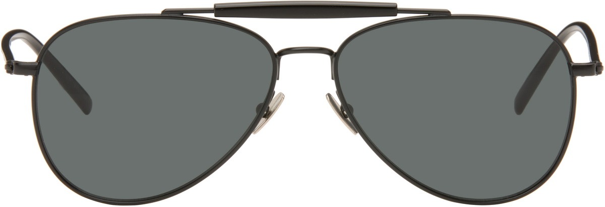 Saint Laurent Black SL M24/K Square Sunglasses Saint Laurent