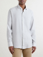 Peter Millar - Astino Lino Striped Cotton Shirt - White