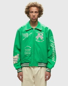 Represent Cherub Wool Varsity Jacket Green - Mens - College Jackets