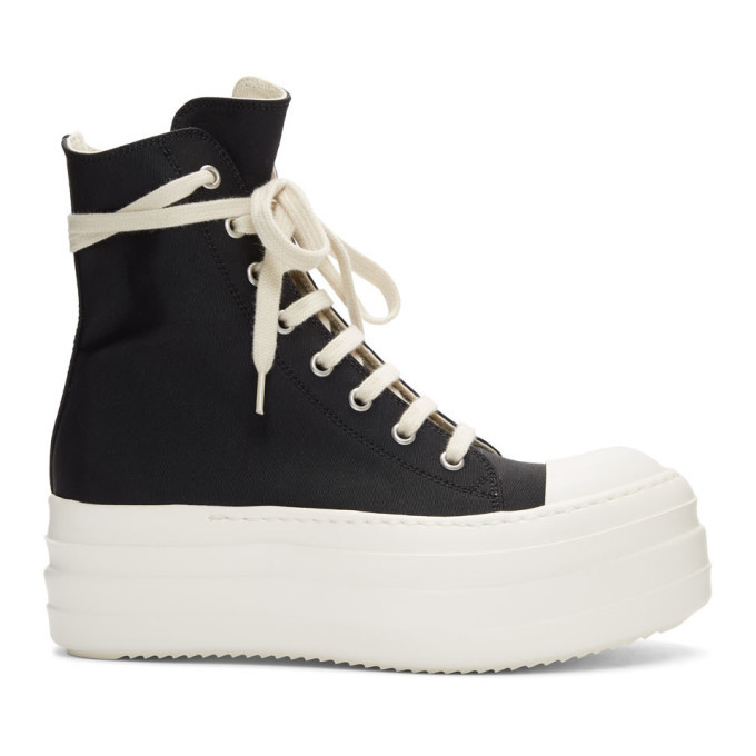 スニーカー DRKSHDW 20SS DOUBLE BUMPER SNEAKERS Rick Owens Drkshdw Black Double Bumper Sneakers Rick Owens Drkshdw