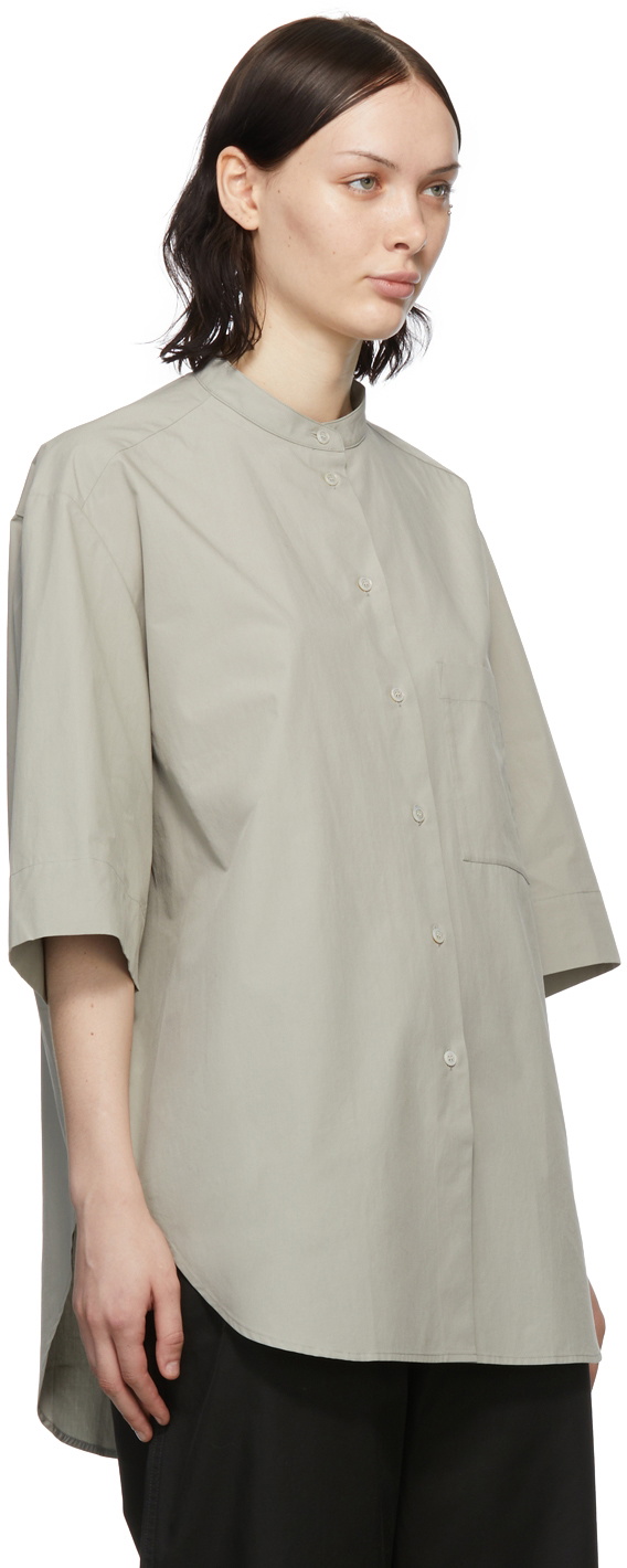 Studio Nicholson Grey Volume Lucas Shirt Studio Nicholson