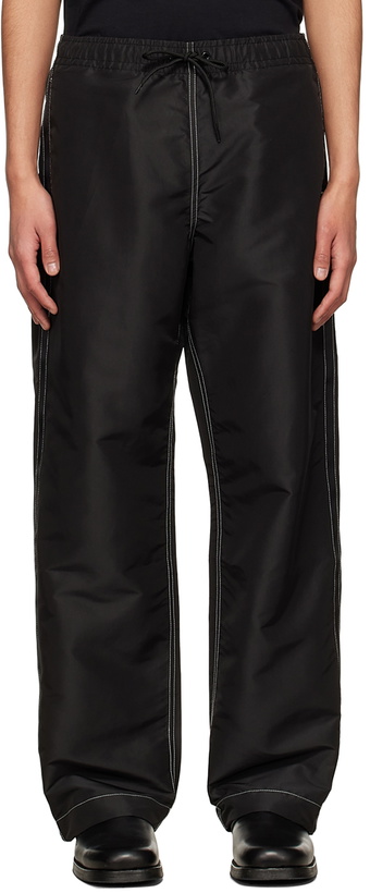 Photo: Our Legacy Black Recycled Polyester Trousers