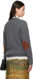 Bless Gray Pearlpad Cardigan