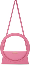 JACQUEMUS Pink 'Le Sac Rond' Shoulder Bag