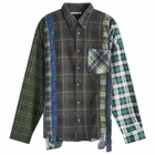 Needles 7 Cuts Wide Flannel Shirt in Assorted 