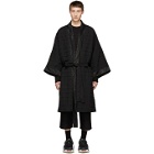D.Gnak by Kang.D Black Zig-Zag Kimono Coat