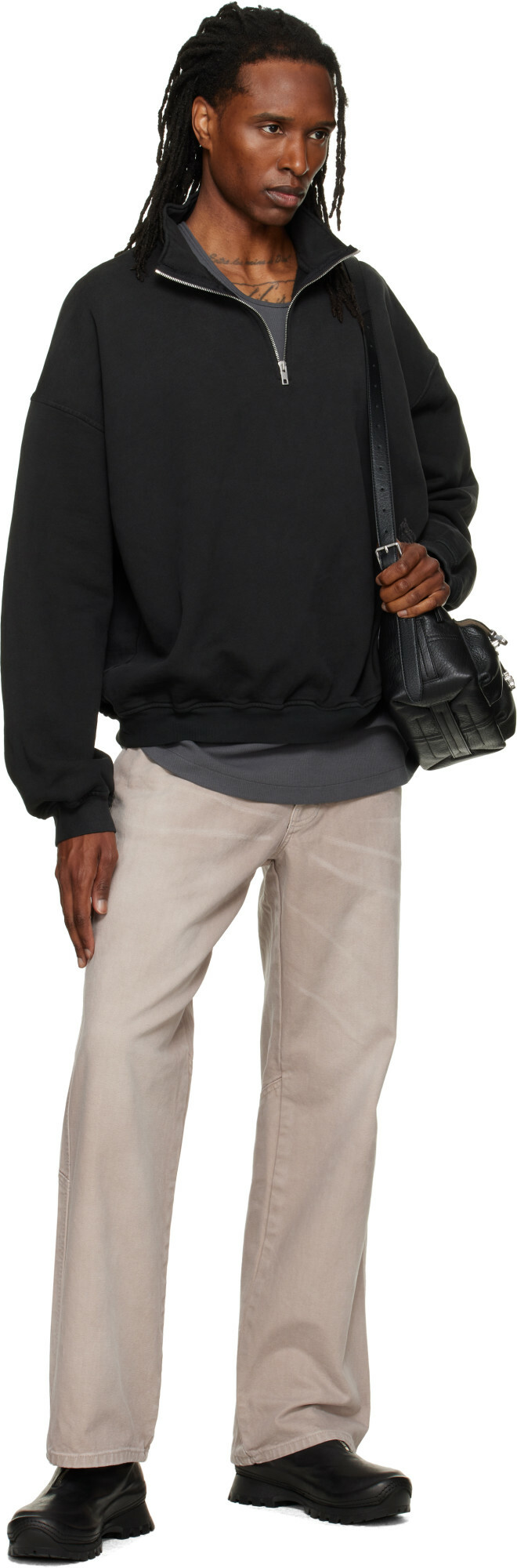 ALEXANDER DIGENOVA Taupe Underground Cargo Pants