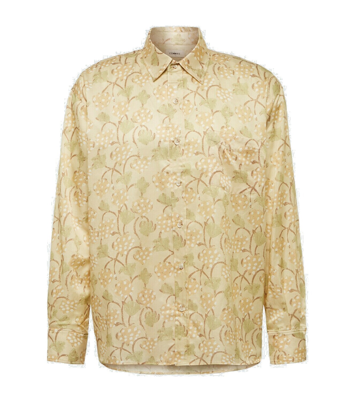Photo: Commas Printed silk and cotton shirt