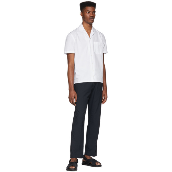 Eidos White Camp Collar Shirt