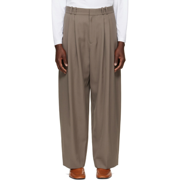 Photo: Studio Nicholson Taupe Line Tailored Trousers