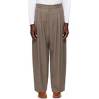 Studio Nicholson Taupe Line Tailored Trousers