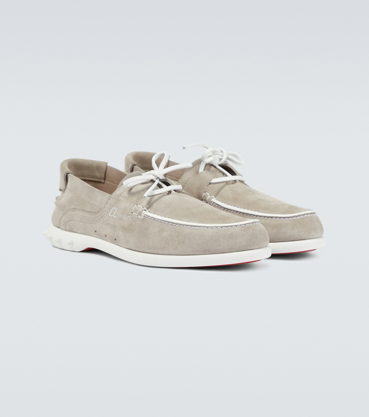 Christian Louboutin Suede Boat Shoes CHRISTIAN LOUBOUTIN 945$ Paqueboat Boat shoes - Canyon Red  main image 2