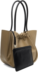 Proenza Schouler Taupe Large Ruched Tote