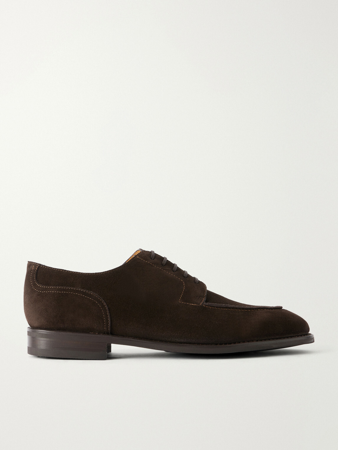 MORJAS - The Split Toe Suede Derby Shoes - Brown