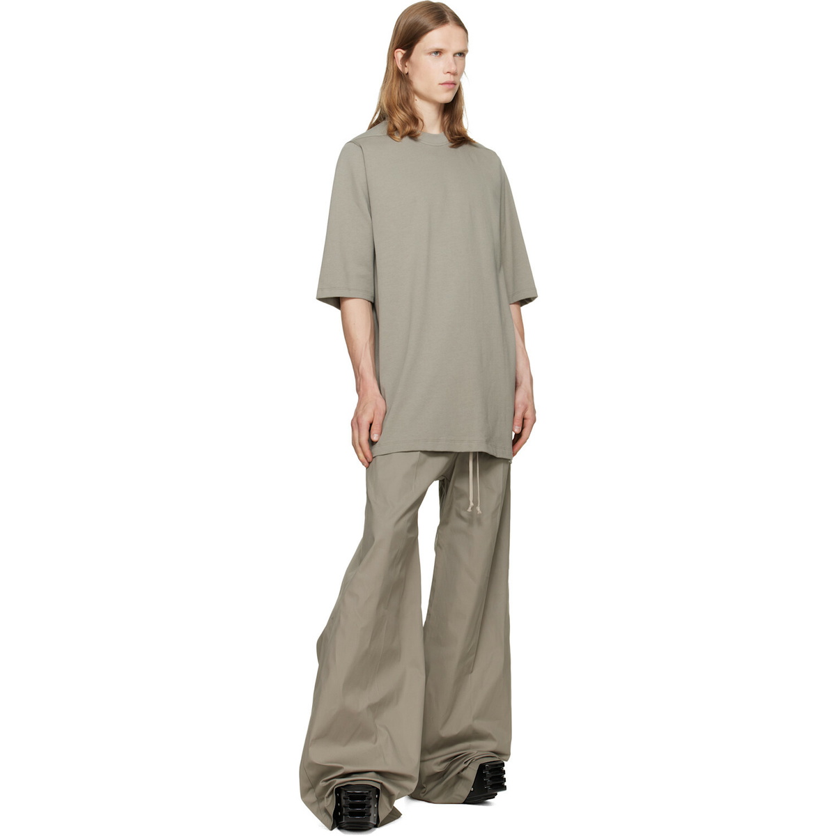 Rick Owens Taupe Jumbo S/S T-shirt