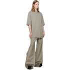 Rick Owens Taupe Jumbo S/S T-shirt
