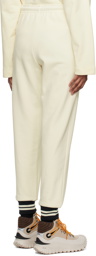 Moncler White Drawstring Lounge Pants