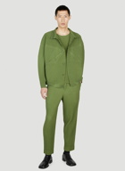 Homme Plissé Issey Miyake - Pleated T-Shirt in Green