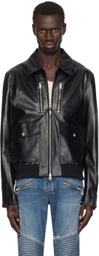 MACKAGE Black Chance Leather Jacket