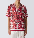Dolce&Gabbana Majolica silk twill shirt