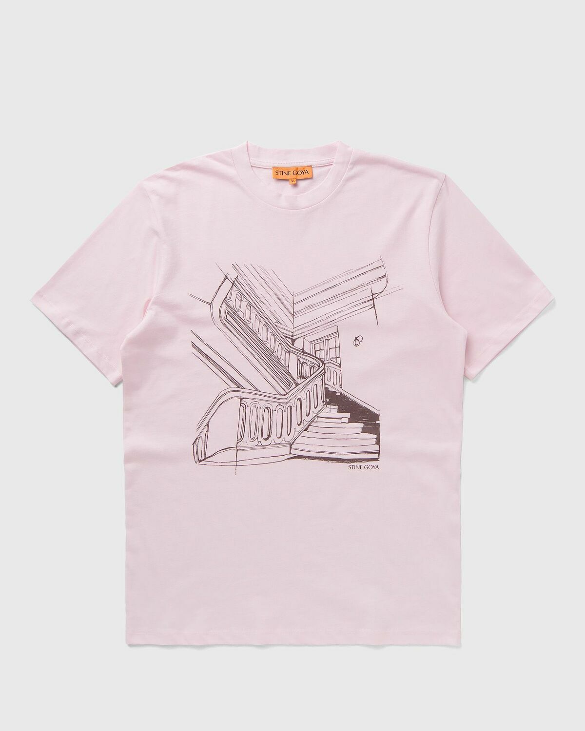 Stine Goya Short Sleeve T Shirt Pink Shortsleeves