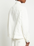 OBJECTS IV LIFE - Logo Print Cotton Denim Jacket