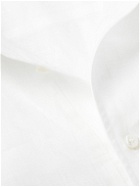 Loro Piana - Arizona Linen Half-Placket Shirt - White