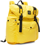 Stone Island Yellow Mussola Gommata-TC Backpack
