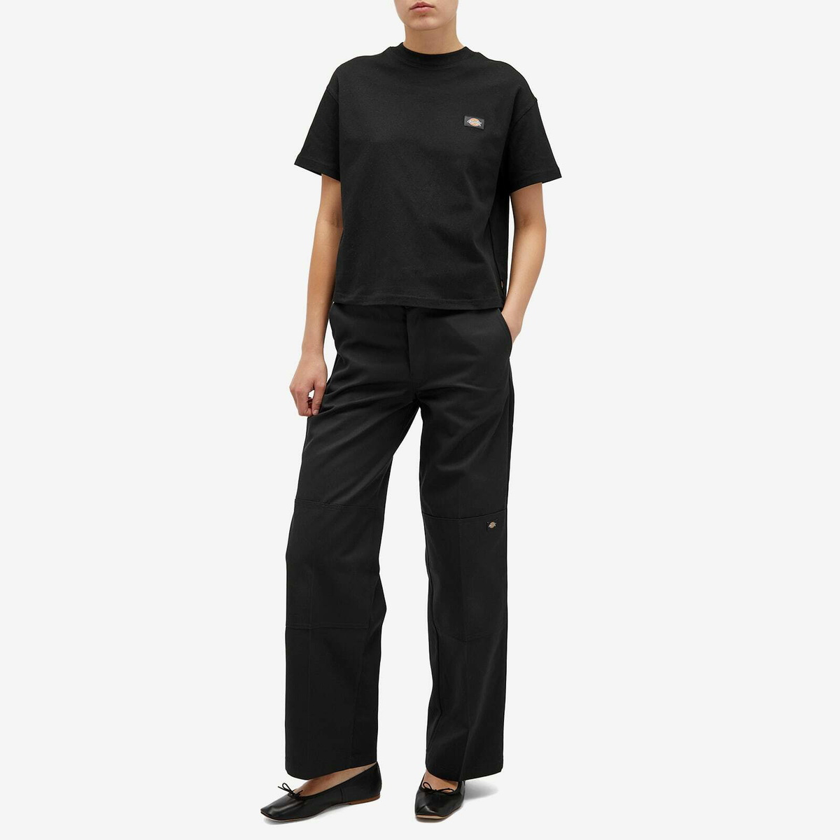 Dickies Women's Oakport Boxy T-Shirt in Black