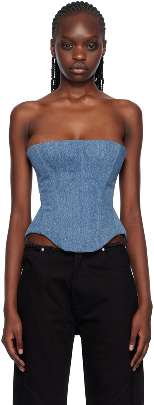 Photo: Fancì Club Blue Bella Denim Corset