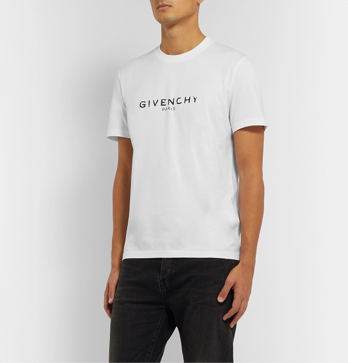 Slim Fit Crew-Neck T-shirt with Branding