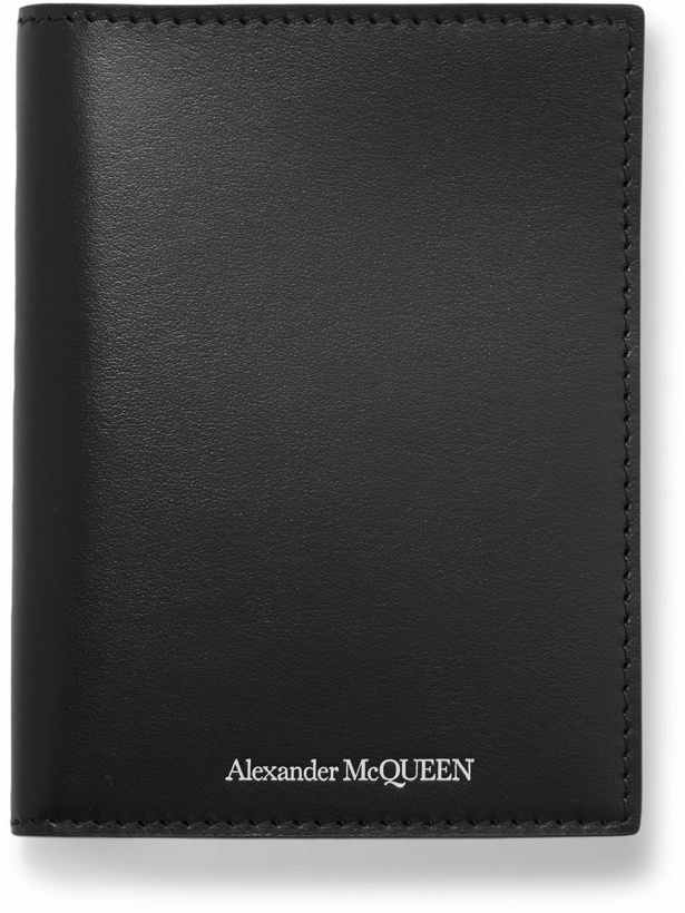 Photo: Alexander McQueen - Logo-Print Leather Passport Cover