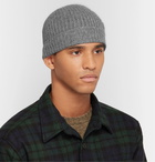 William Lockie - Ribbed Cashmere Beanie - Gray