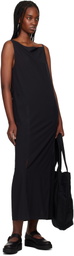 Y-3 Black Slit Maxi Dress