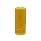 Happy Society Large Pillar Beeswax Candle in Lemon Myrtle/Blue Gum