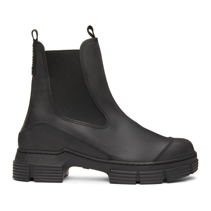 GANNI　ガニー　Recycled Rubber City Bootサイドゴア Ganni - Recycled Rubber City Boot – Boutique Billie