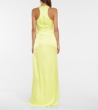 David Koma Satin maxi skirt