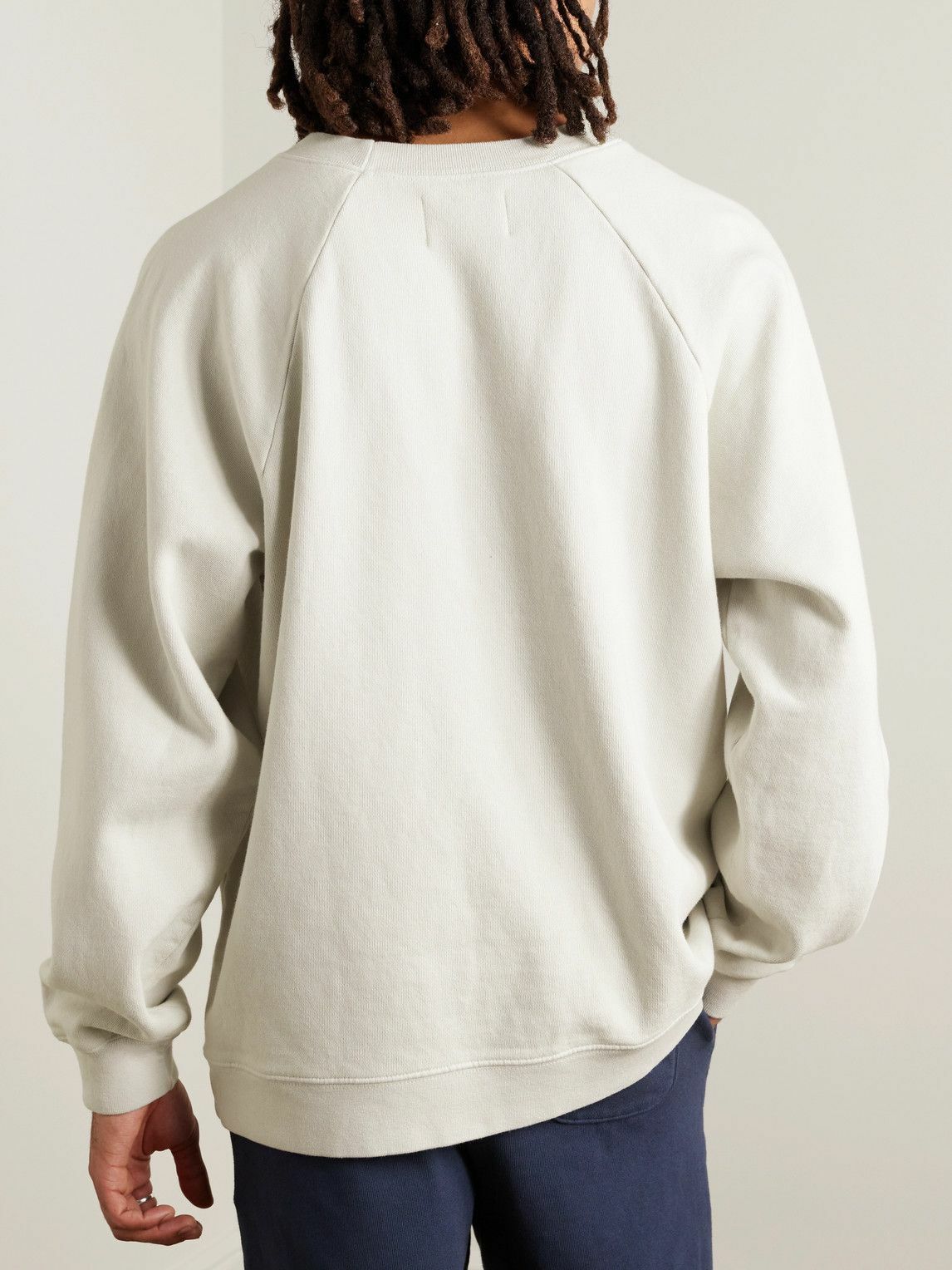 Pasadena Leisure Club - Logo-Print Cotton-Jersey Sweatshirt - Gray