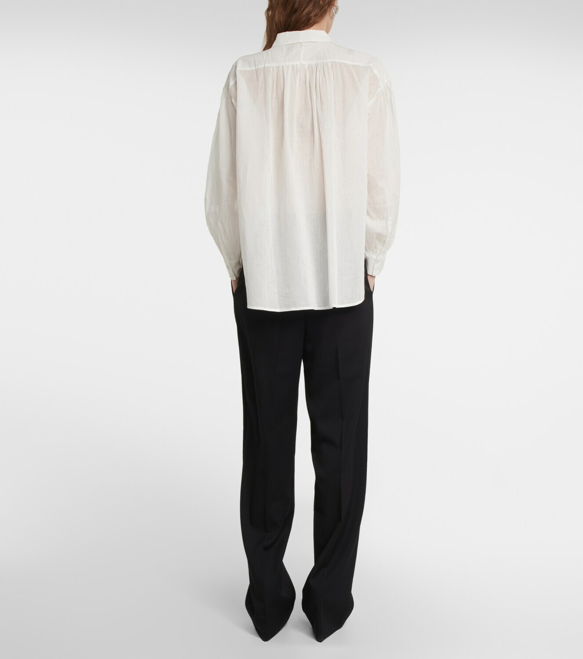 Nili Lotan - Miles cotton voile blouse