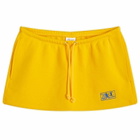 Champion Women's x Guizio Mini Skirt in Yellow Cab