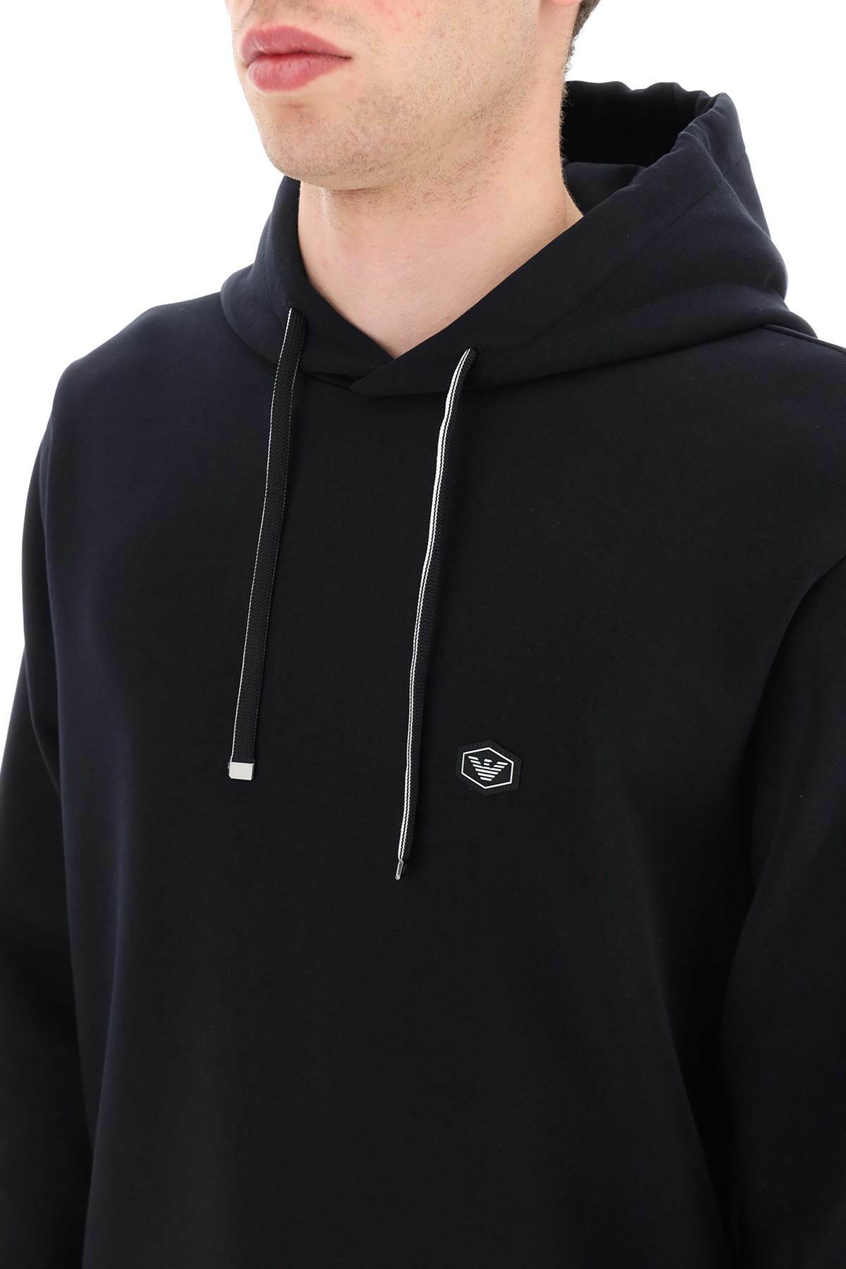 Emporio Armani Double Jersey Hoodie Emporio Armani