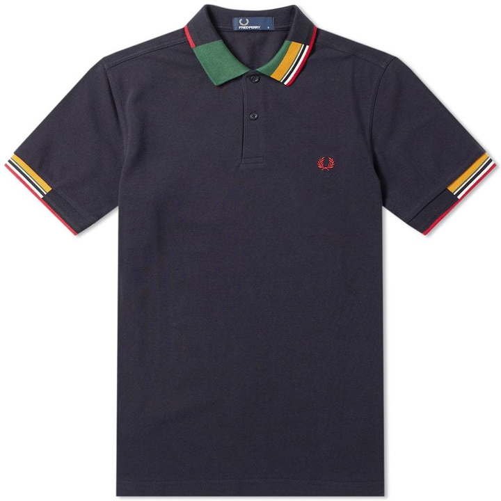 Photo: Fred Perry Abstract Collar Polo