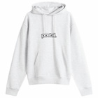 POSTAL Men's Bold Outline Logo Hoodie in Marl Grey