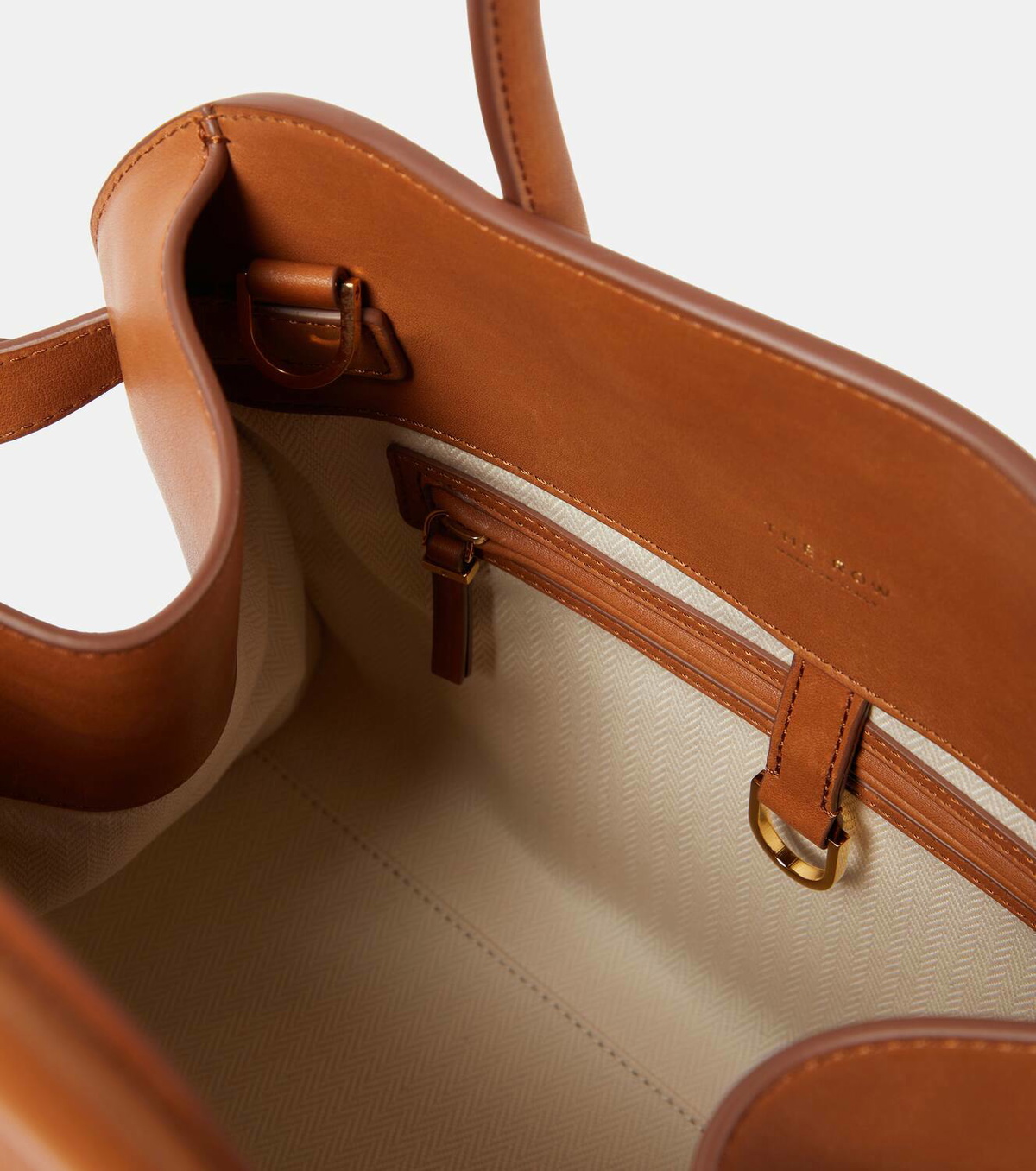 The Row Soft Margaux 12 leather tote bag