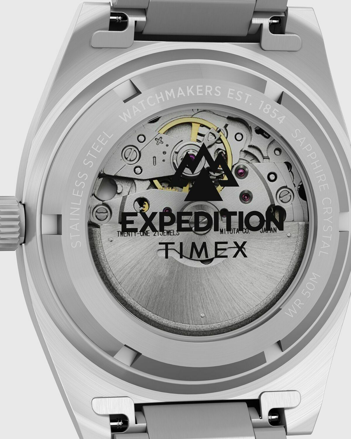Timex Expedition Capstone Automatic silver Mens Watch
