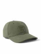 LOEWE - Logo-Appliquéd Cotton-Canvas Baseball Cap - Green