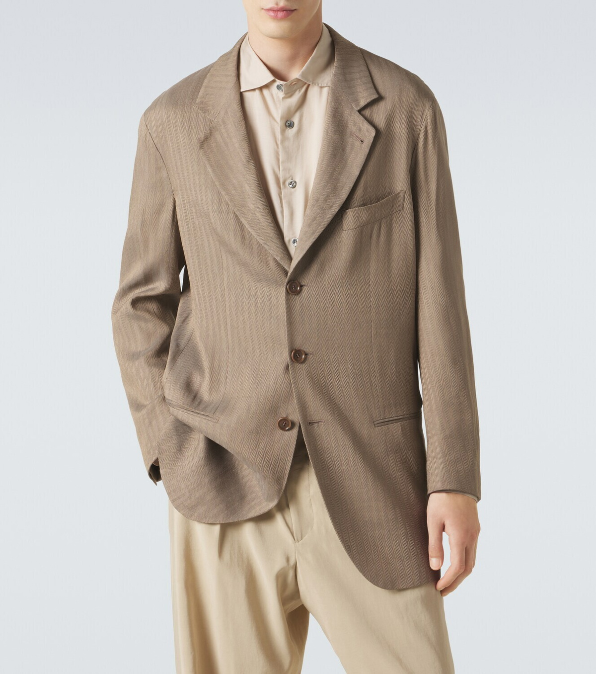 Giorgio Armani Herringbone blazer