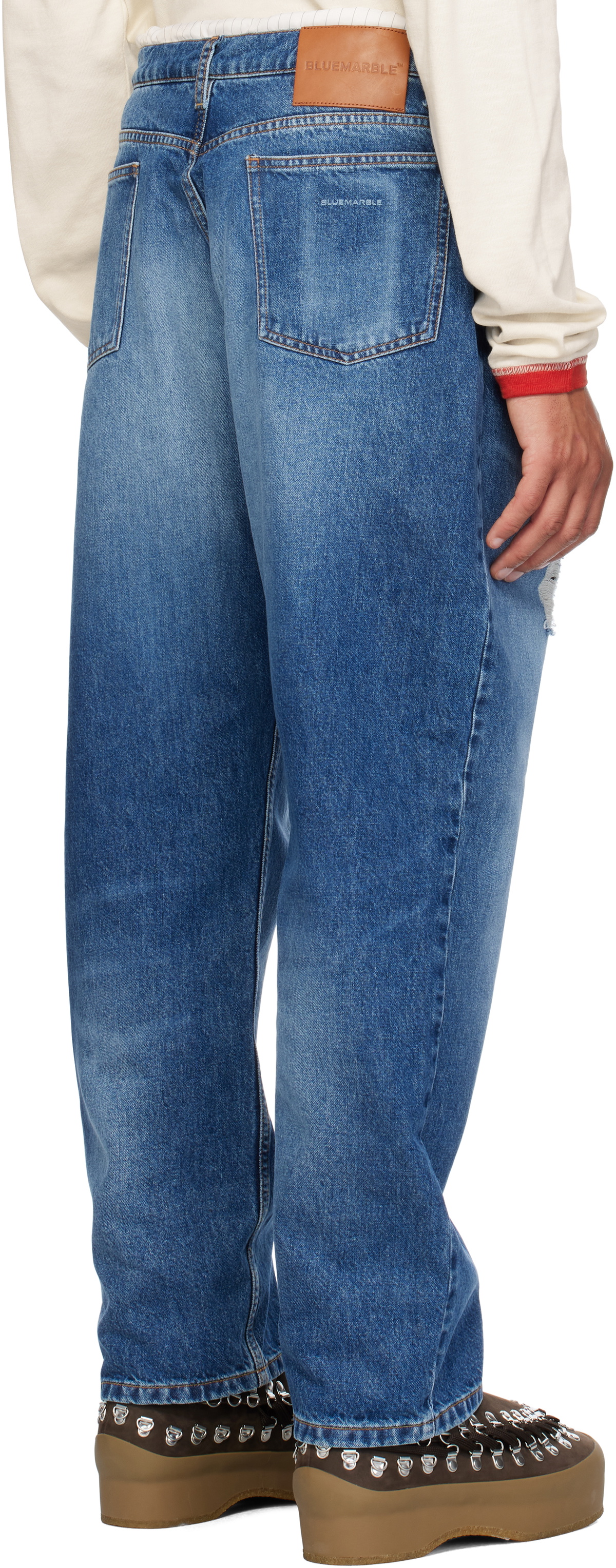 BLUEMARBLE Blue Trompe L'œil Jeans