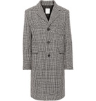 Sandro - Prince of Wales Checked Wool-Blend Coat - Black