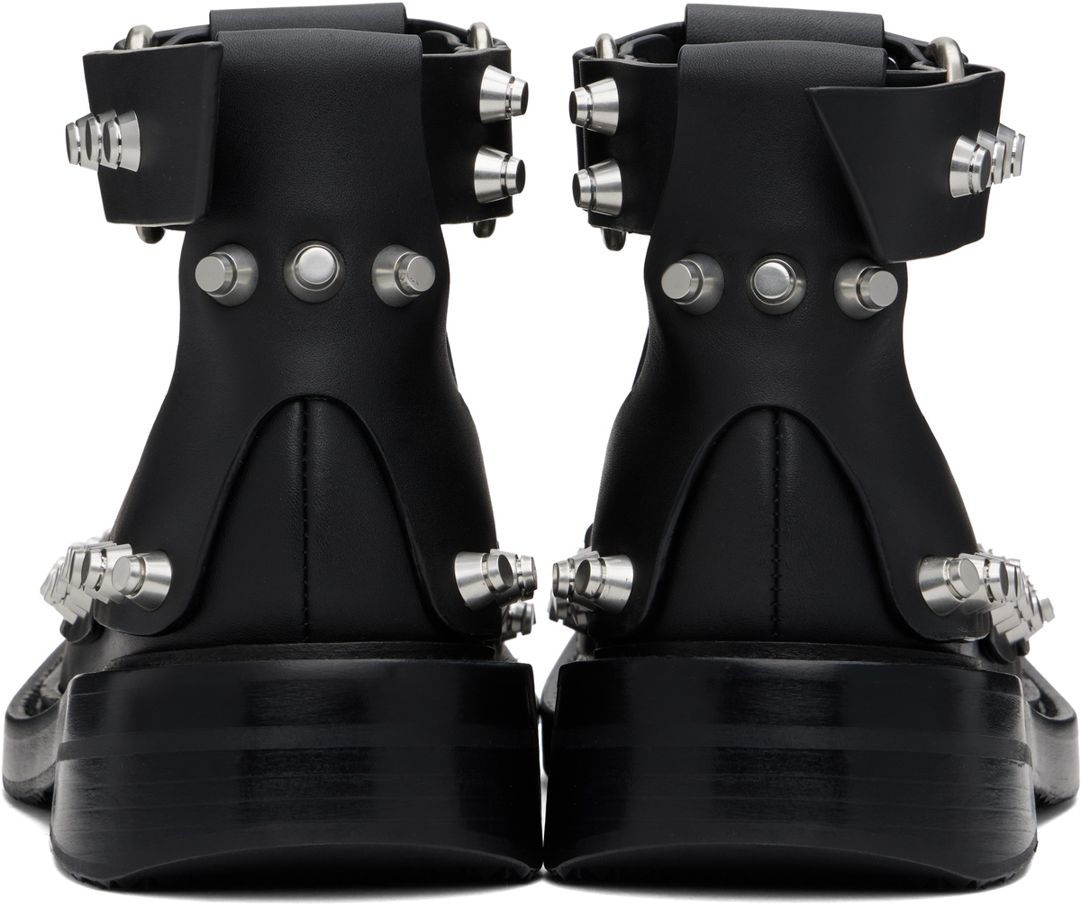 Alexander Wang Black Dixon Buckle Boots